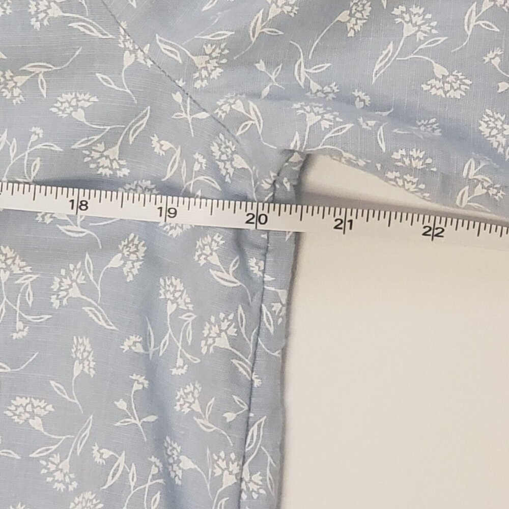 JOIE Peasant Blouse Women's Size Small Embroidered Blue Boho Cottage Core Fairy - Picture 7 of 16